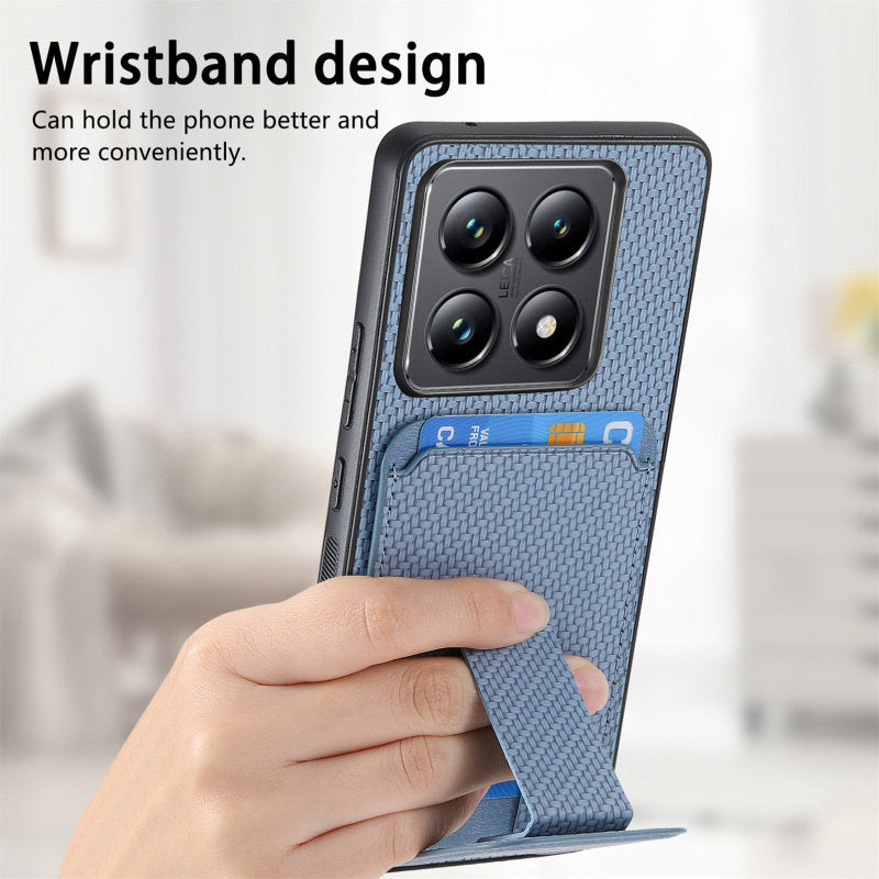 Carbon Fiber Card Holder Case with MagSafe