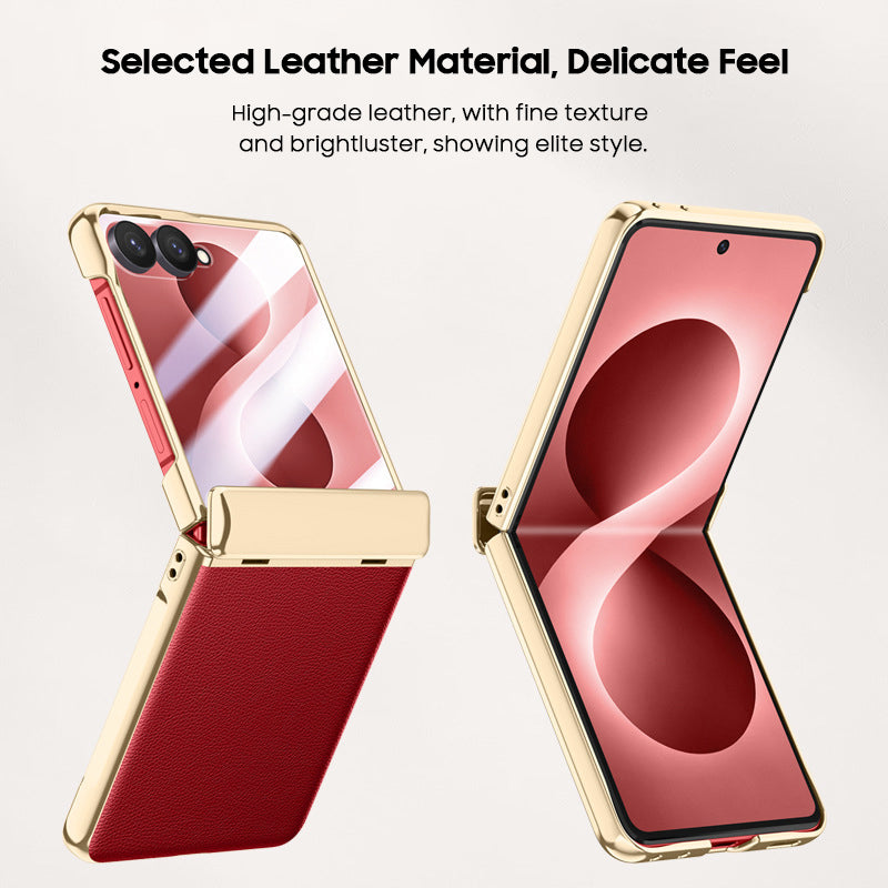 Luxury Electroplated Leather Case