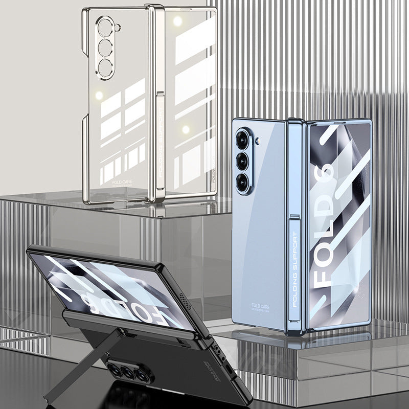 Transparent Electroplated Vertical Case