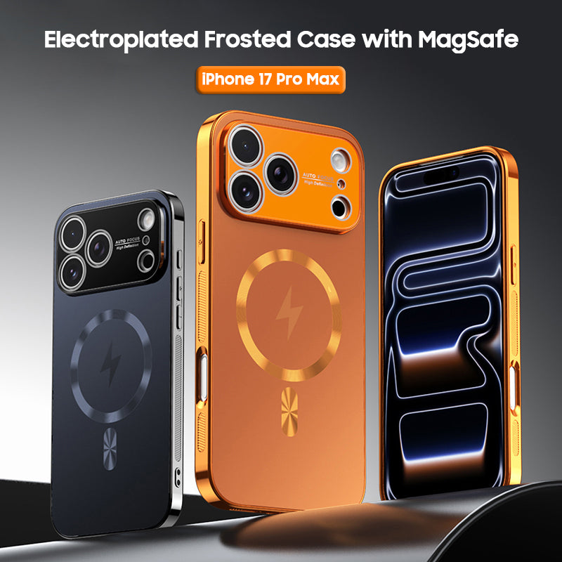 Electroplated Frosted Case with MagSafe