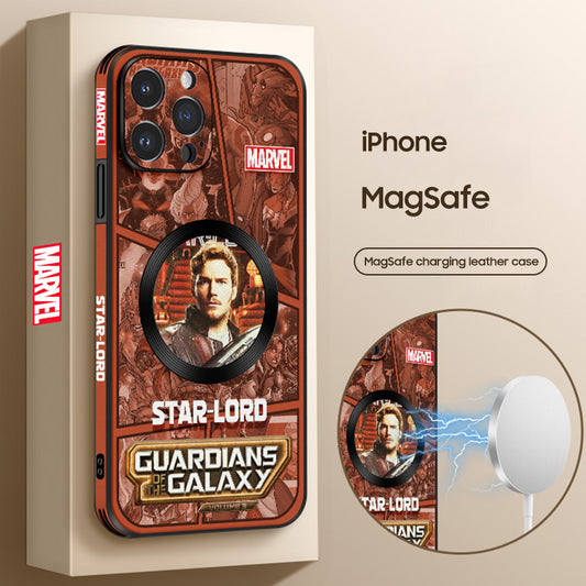 iPhone MagSafe Series | Guardians of the Galaxy Cartoon Leather Phone Case
