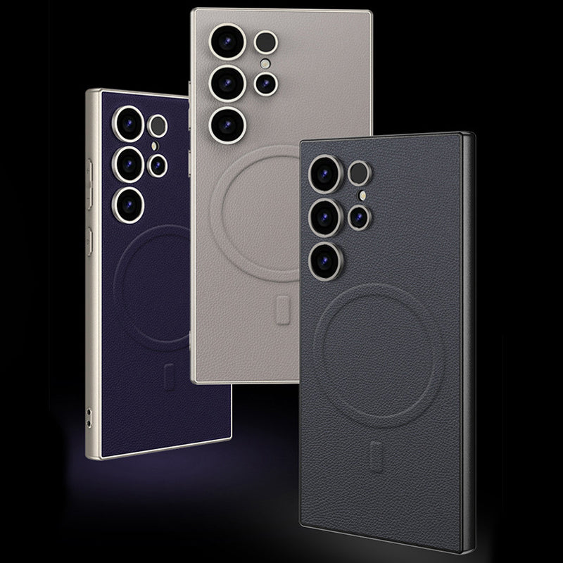 Skin Feel Leather Case with MagSafe