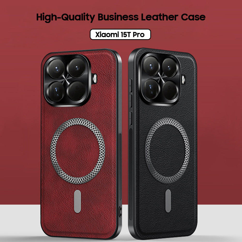 High-Quality Business Leather Case with MagSafe