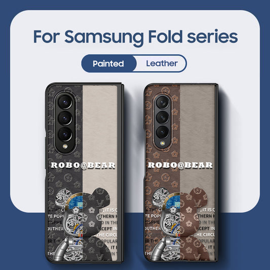 Samsung Galaxy Z Fold Series | Bearbrick Cartoon Phone Case