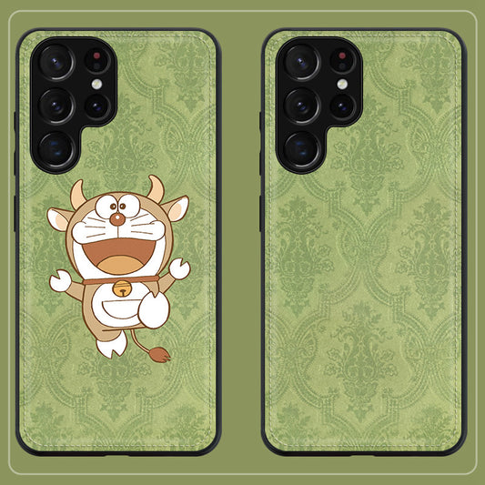 Samsung Series | Doraemon Collaboration Leather Printed Phone Case