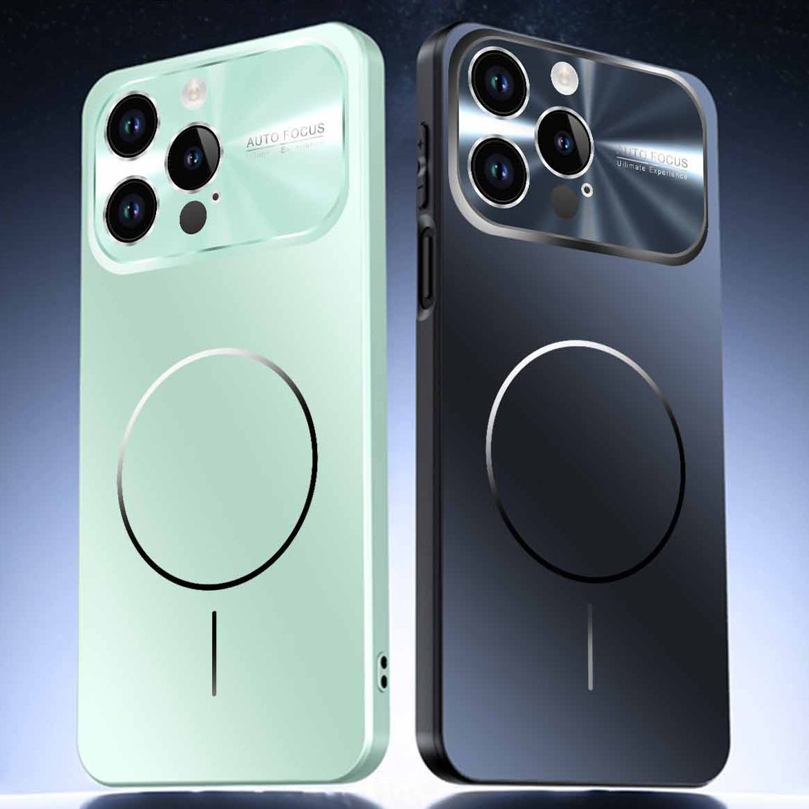 Electroplated Frosted Acrylic Case With MagSafe