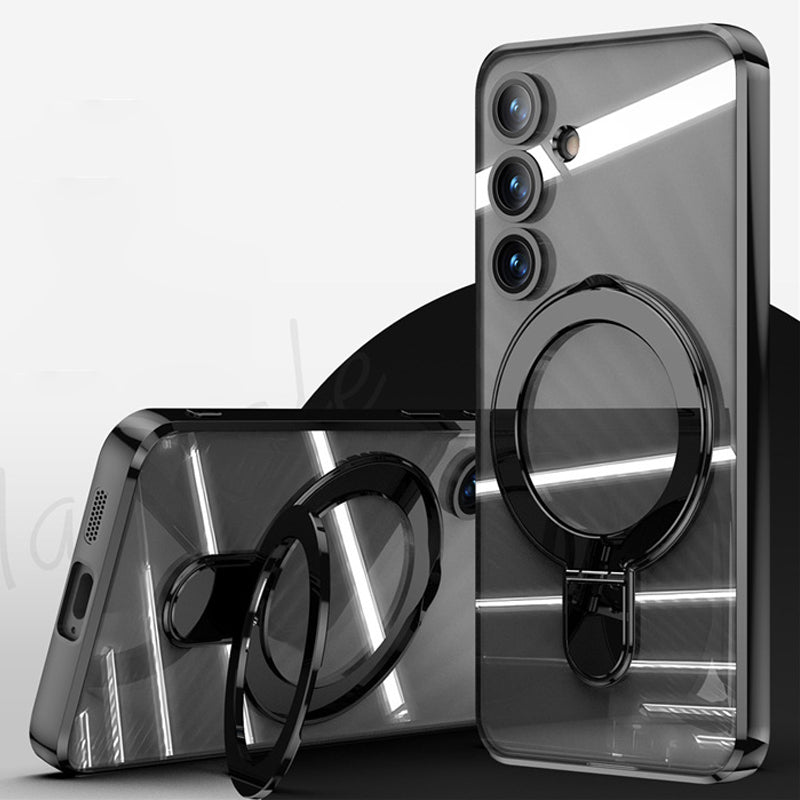 Electroplated Ring Clear Case with MagSafe