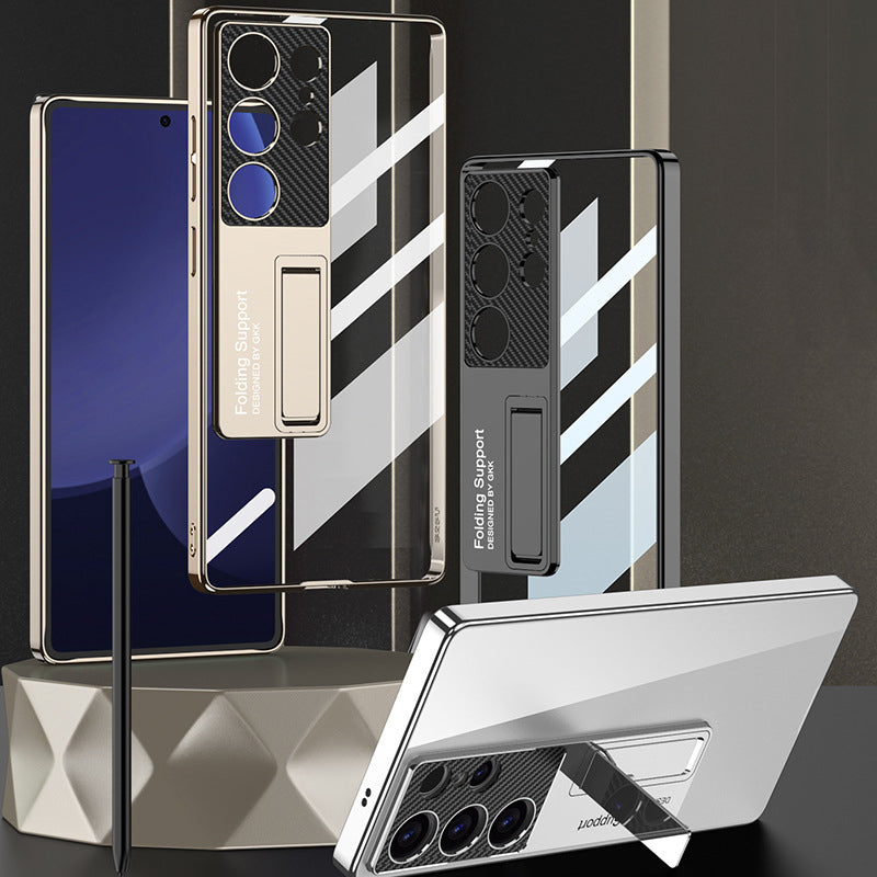 Electroplated Bracket Clear Case