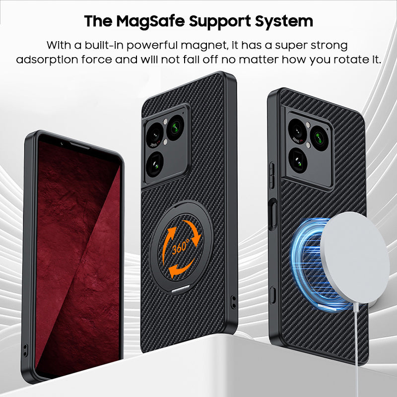 Rotating Ring Leather Case