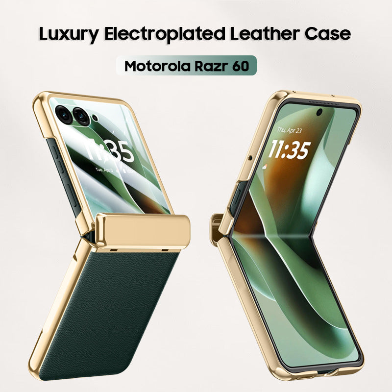 Luxury Electroplated Leather Case
