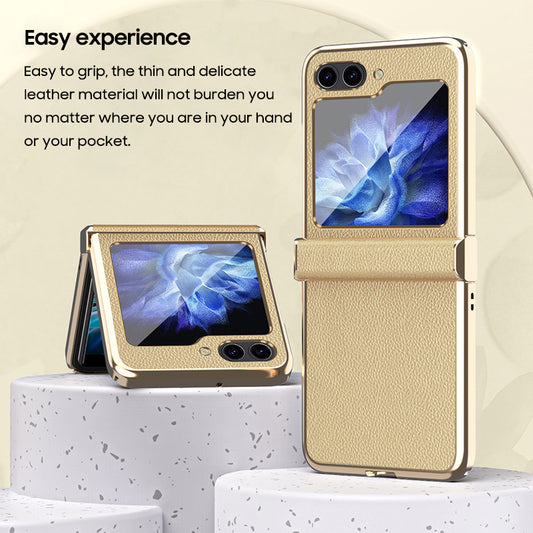 Samsung Galaxy Z Flip Series | Luxurious Leather Case