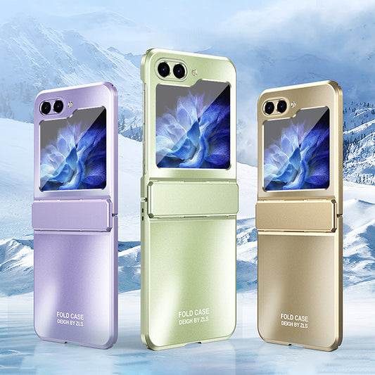 Samsung Series | Galaxy Z Flip Series Electroplating Frosted Mobile Phone Case