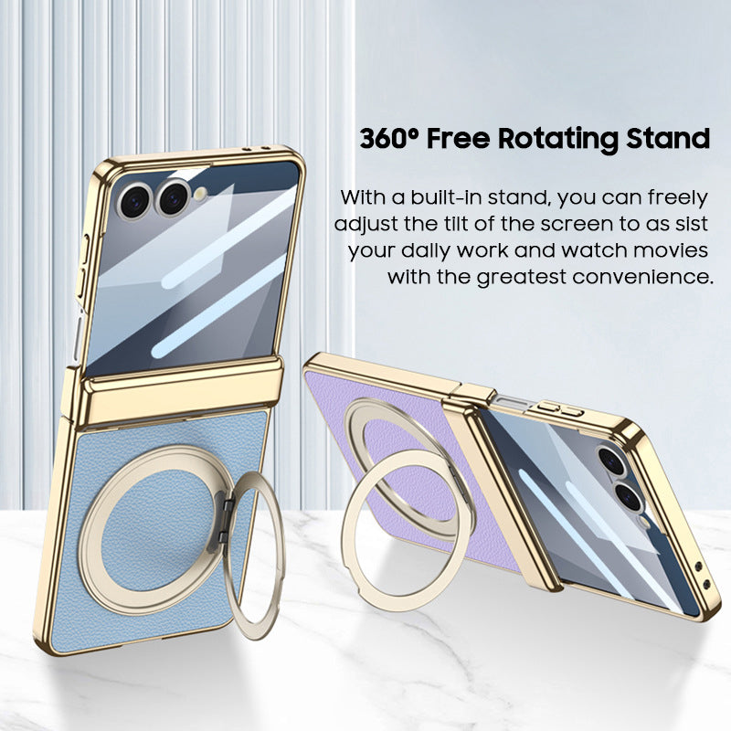 Electroplated Leather Case with MagSafe