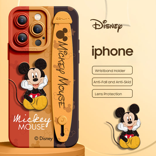 iPhone Series | “Disney+”  Liquid Silicone Wristband Phone Case