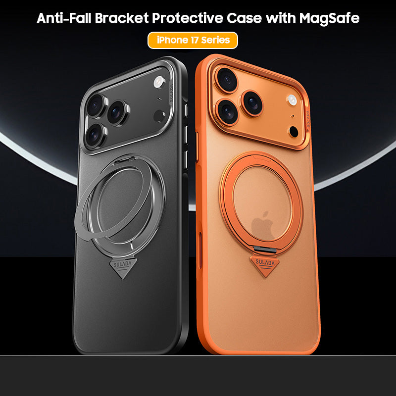 Anti-Fall Bracket Protective Case with MagSafe