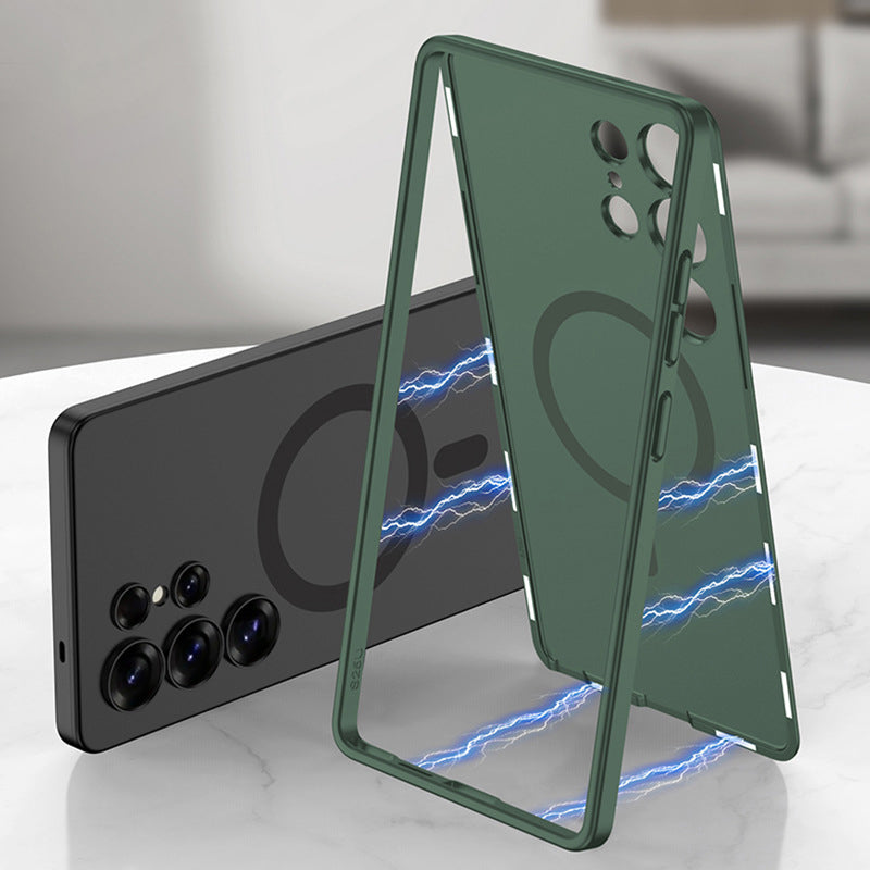 Magnetic Frame Frosted Case with MagSafe