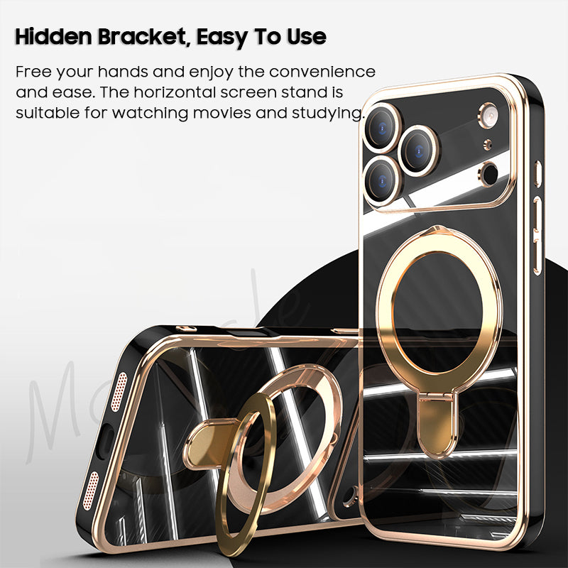 Electroplated Magnetic Ring Case with MagSafe