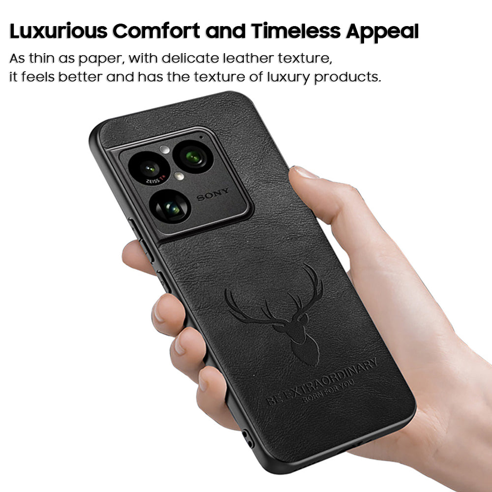 Elk Engraved Leather Case