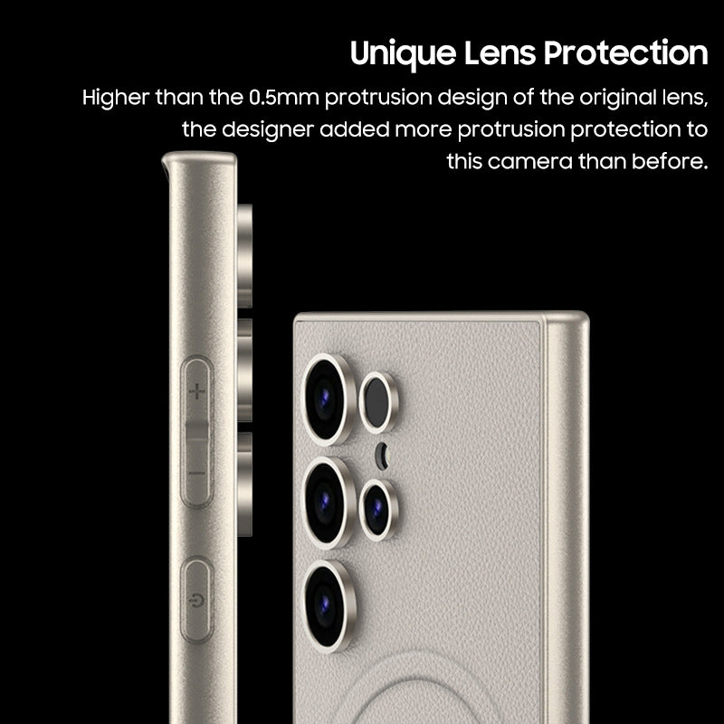 Skin Feel Leather Case with MagSafe