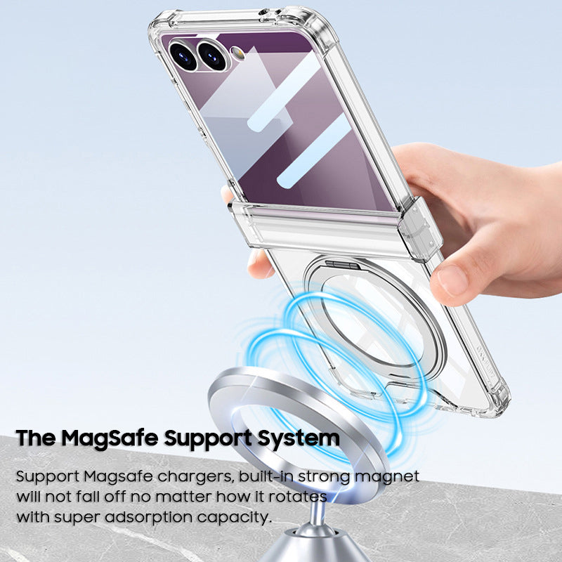 Swivel Stand Clear Case with MagSafe