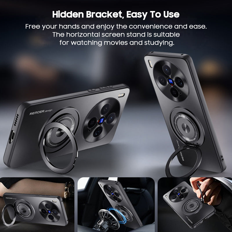 Rotating Magnet Stand Frosted Case