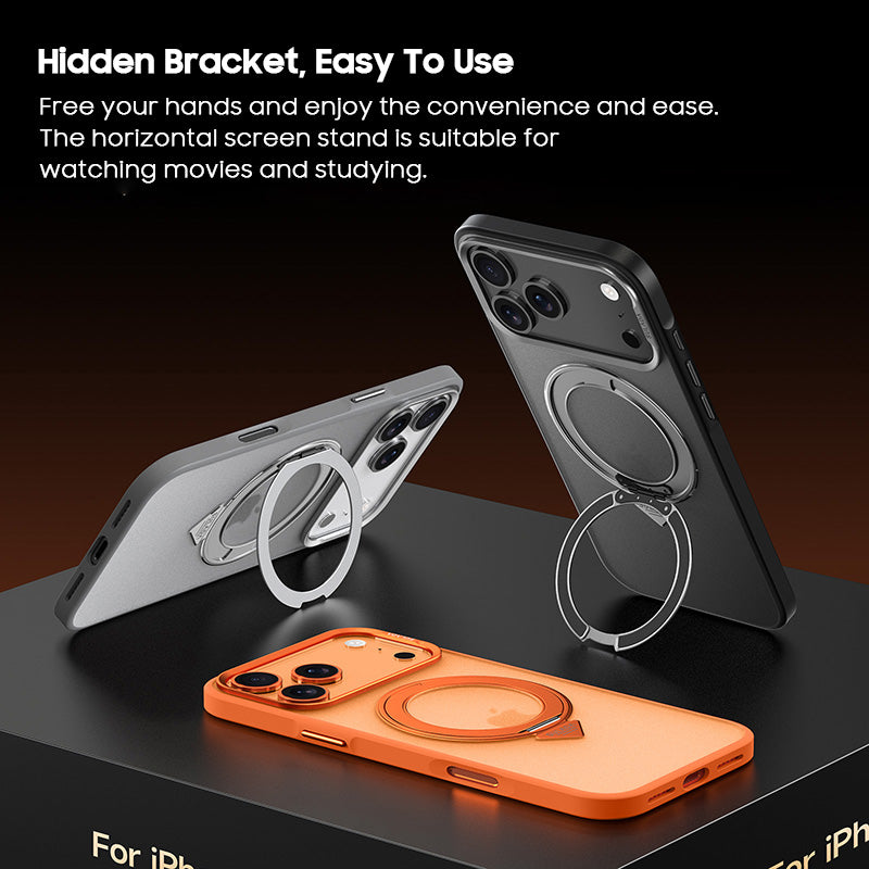 Anti-Fall Bracket Protective Case with MagSafe