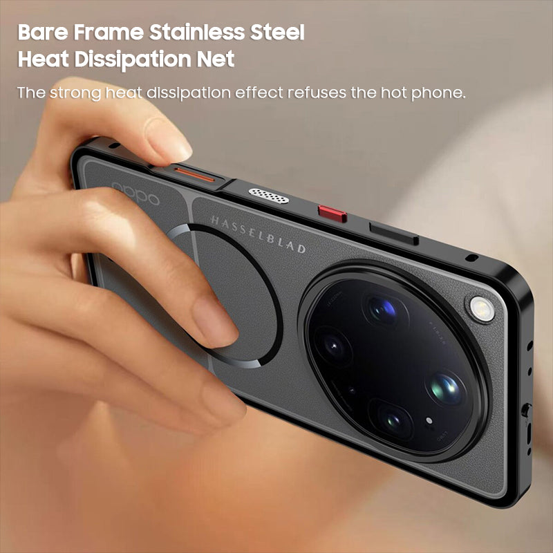 Single-Sided Buckle Metal Frame Case with MagSafe