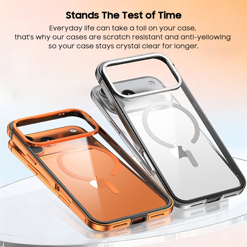 Alloy Frame Transparent Case with MagSafe