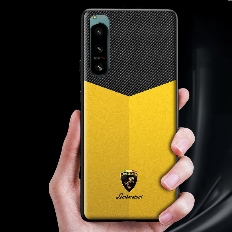 Sports Car Design Spliced Leather Case