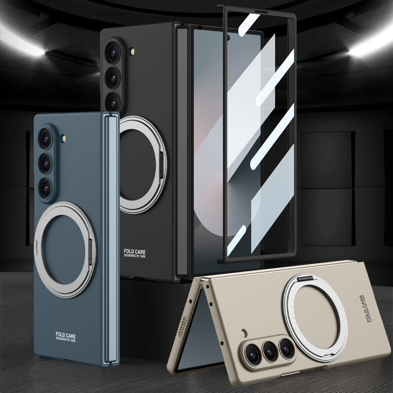 Rotating Magnetic Ring Frosted Case with MagSafe