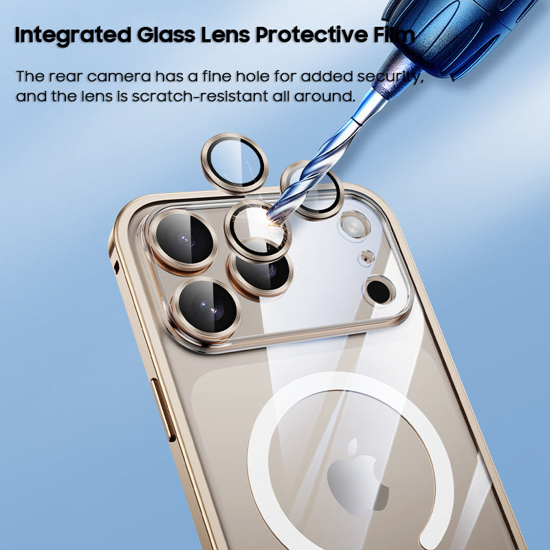 Single-Sided Buckle Metal Frame Case with MagSafe