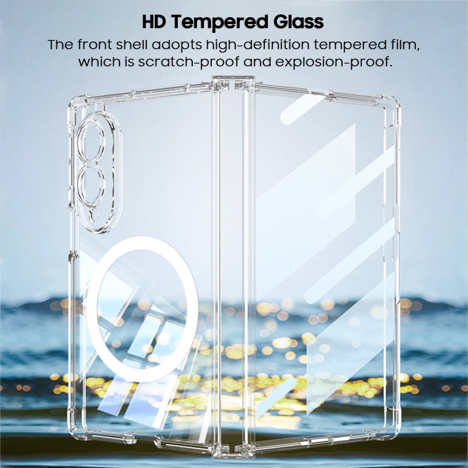 Electroplated Clear Case with MagSafe