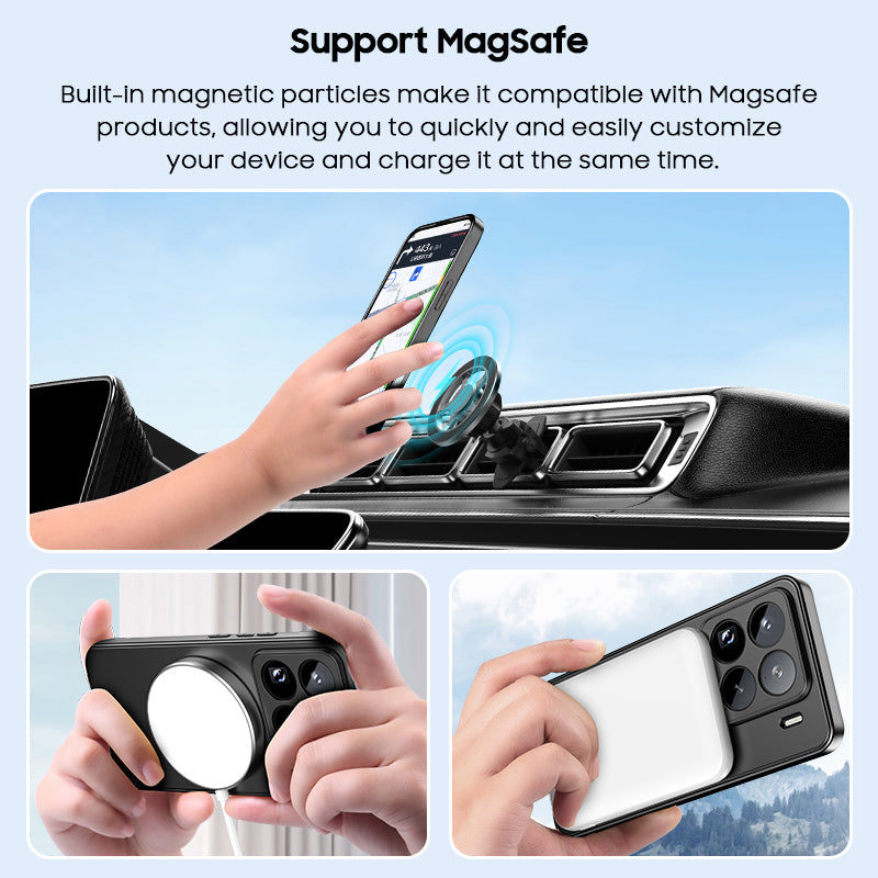 Folding Kickstand Frosted Case with MagSafe