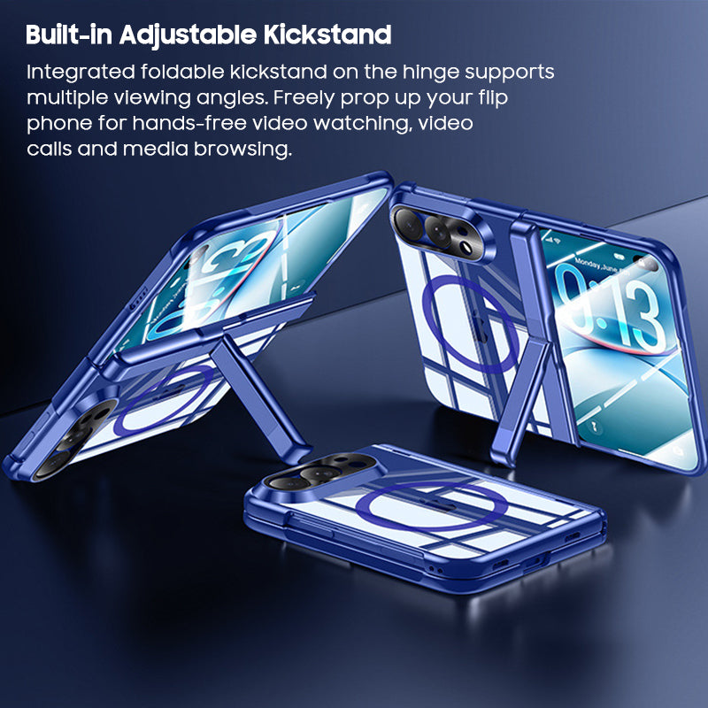 Transparent Electroplated Case with Kickstand