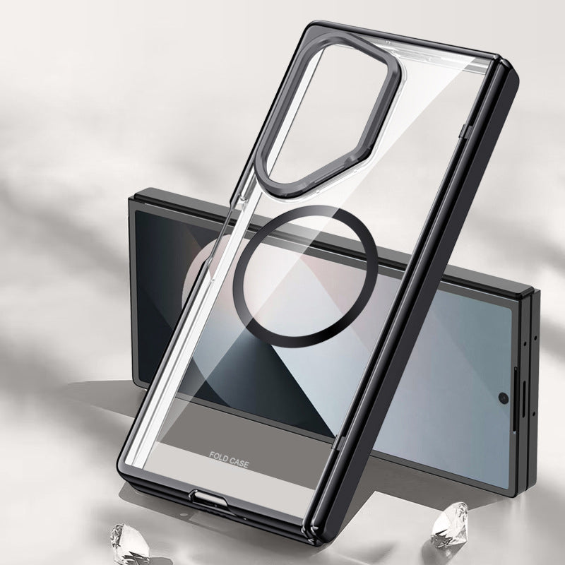 Electroplated Transparent Case with Lens Holder