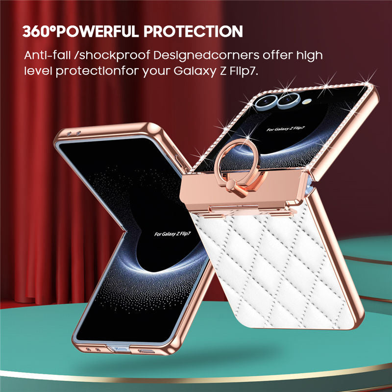 Glitter Diamond Leather Case