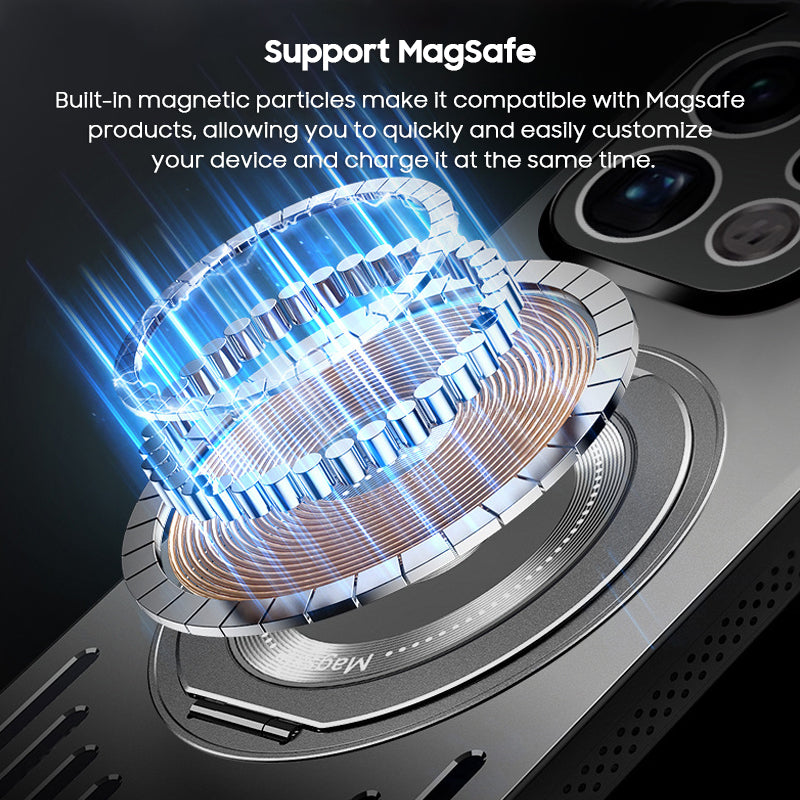 Heat Dissipation Foldable Bracket Case with MagSafe