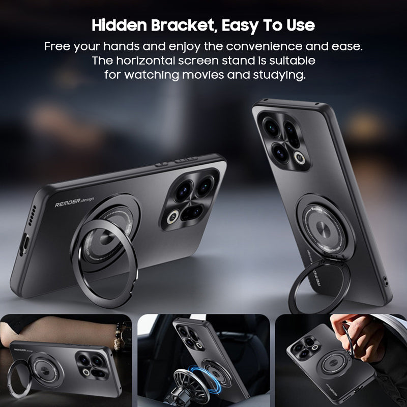 Rotating Magnet Stand Frosted Case