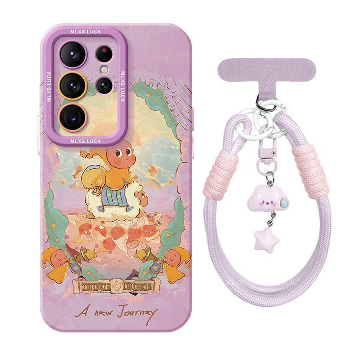 Twinkle Twinkle Liquid Silicone Lanyard Case