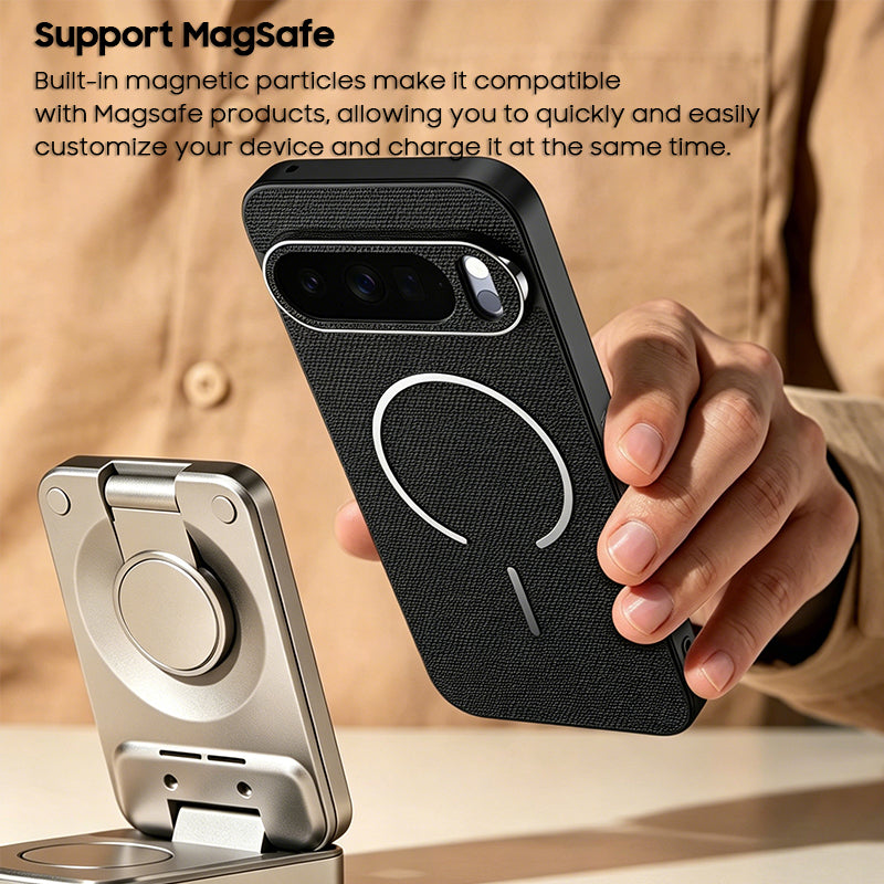 Woven Leather Case with MagSafe