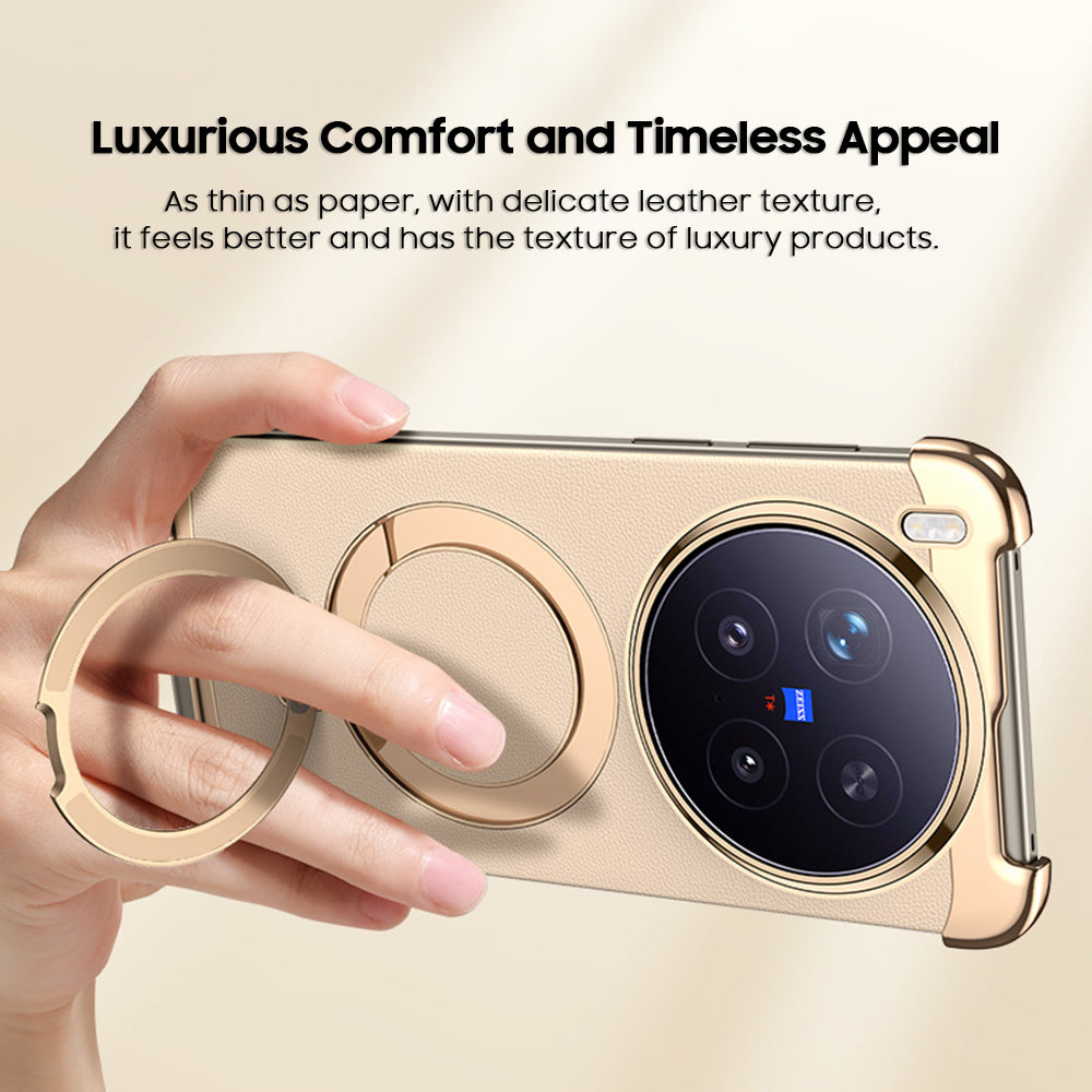 Foldable Stand Leather Case with MagSafe