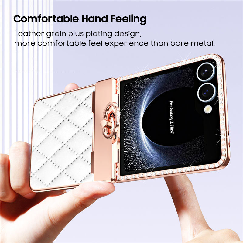 Glitter Diamond Leather Case