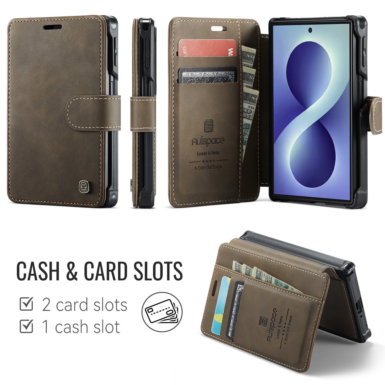 Retro Flip Leather Case