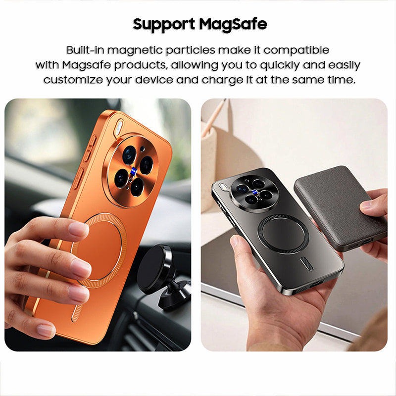 Alloy Metal Frosted Case with MagSafe