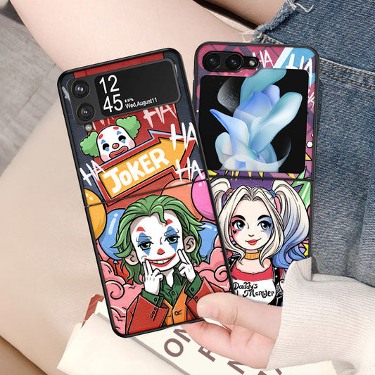 Samsung Series | Galaxy Z Flip Series Joker Couple Leather Phone Case