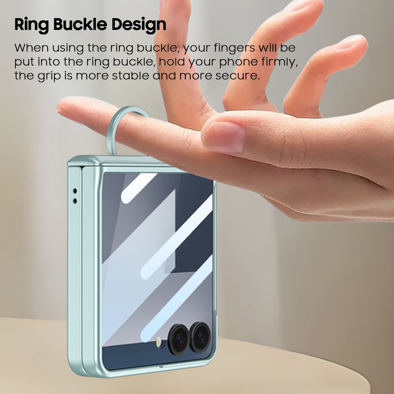 Ultra-Thin Matte Ring Buckle Case