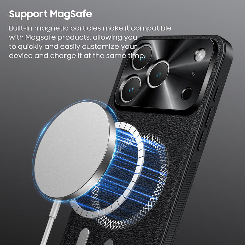 High-Quality Business Leather Case with MagSafe