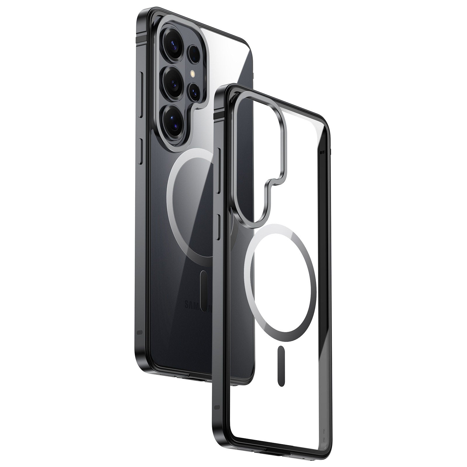 Alloy Frame Transparent Case with MagSafe