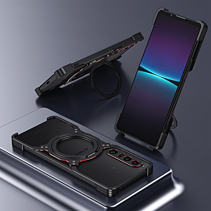 Metal Frame Anti-Fall Magnetic Holder Case