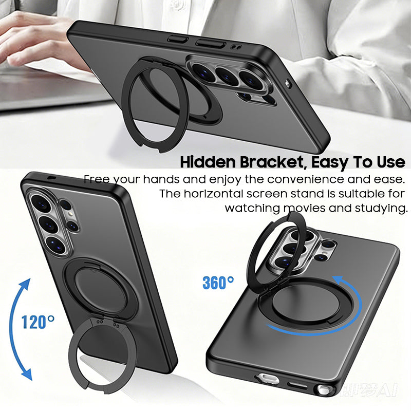 Translucent Frosted Swivel Stand Case